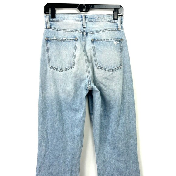 Favorite Daughter Cheshire Jeans Sz 24 Light Blue Straight Leg High Rise 1189R1 - Picture 9 of 12